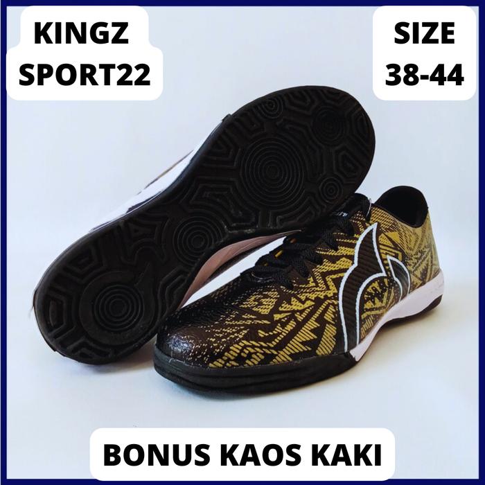 Gambar Sepatu Futsal Ortus Eight OrtusEight Catalyst Liberte IN Terbaru Bagus - Hitam Gold, 41 dari Kingz Sport22 undefined Tokopedia