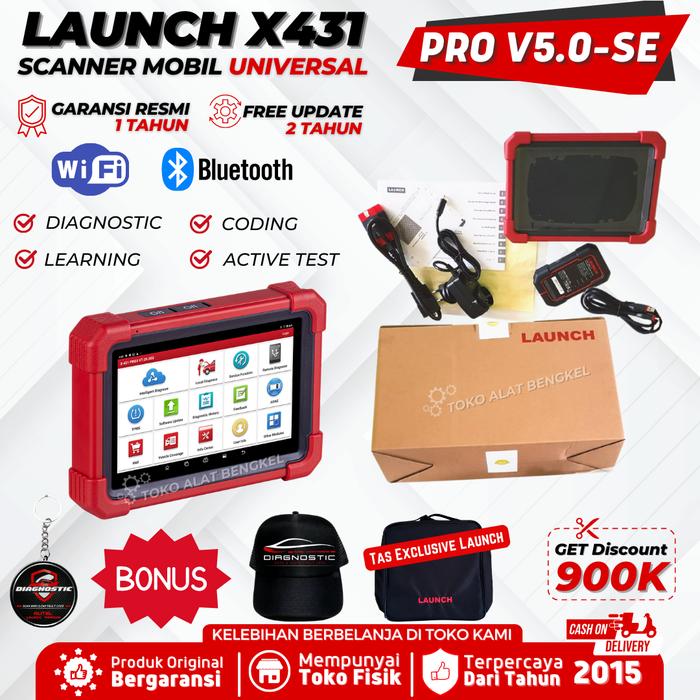 Jual Scanner Mobil Universal LAUNCH X431 PRO V5, Alat Scan & Reset ...
