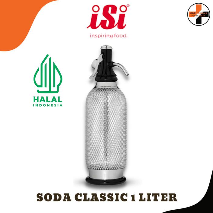 Gambar Soda Siphon 1 Liter Merk ISI - Soda Maker Merk ISI - Soda Profi 1L - soda maker dari Kopiteknika Yogyakarta undefined Tokopedia