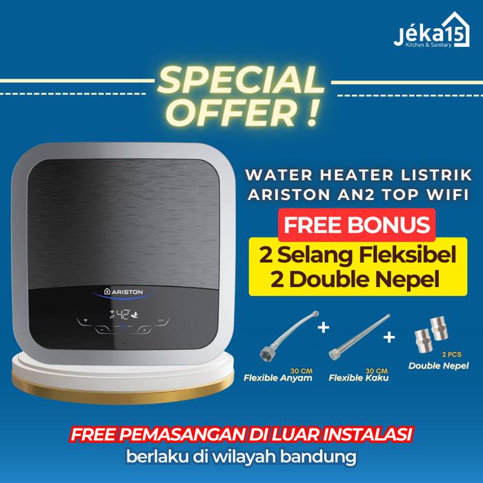 Jual TERBARU Water Heater Ariston ANDRIS 2 TOP WIFI | 15 / 30 Liter - Kota  Bandung - Jeka15 Kitchen u0026 Sanitary | Tokopedia