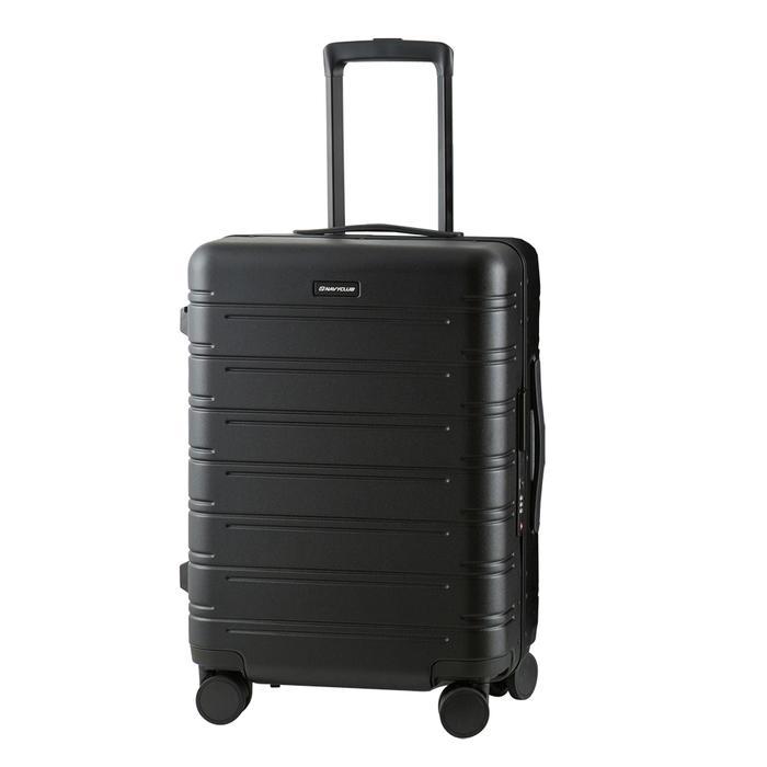 Gambar Navy Club Cessna Koper Frame Hardcase Fiber PC 4 Roda Putar TSA Lock Size 20 Inch - Hitam dari Navy Club undefined Tokopedia