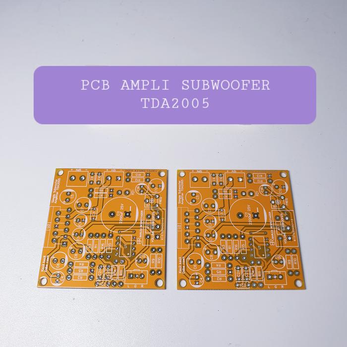 Jual PCB ampli SUBWOOFER TDA2005 - Kab. Deli Serdang - Barlex Audio