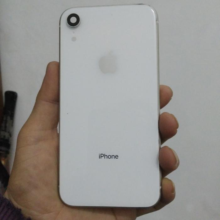 Gambar Housing casing backdoor Iphone Xr original cabutan warna lengkap - Putih dari Great Gadget undefined Tokopedia
