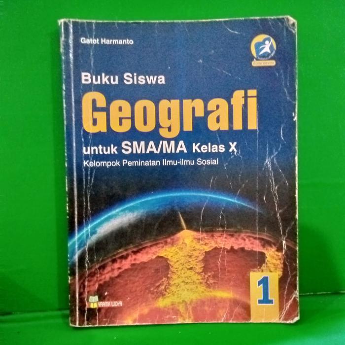 Gambar Buku geografi untuk SMA kelas 1 X 10 kurikulum 2013 revisi yrama widya dari dafabookstore undefined Tokopedia