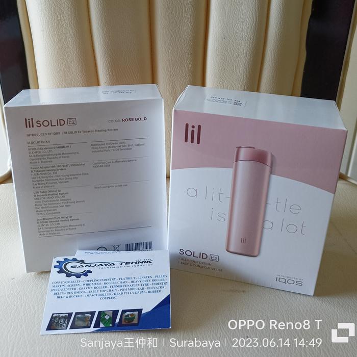 Gambar lil SOLID Ez New Generation a little is a lot | SOLID Ez wajah baharu - Ez ROSE GOLD dari Sanjaya Tehnik Prima undefined Tokopedia