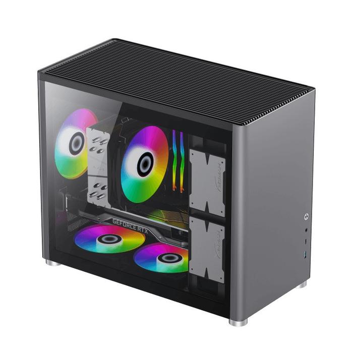 Gambar Casing Gamemax Spark M-ATX Desktop Gaming Computer Case - Hitam - Hitam dari IGame Store undefined Tokopedia
