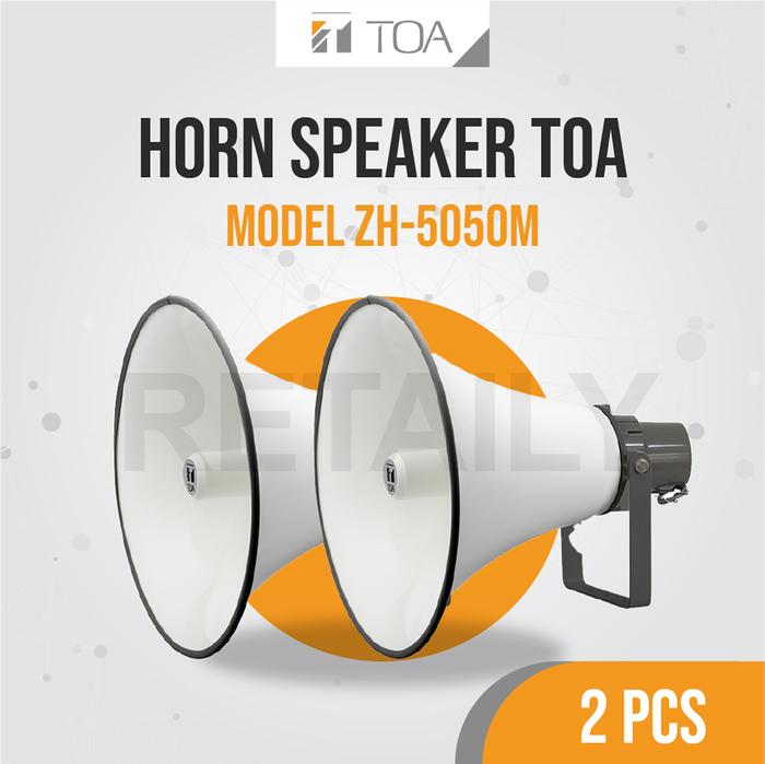 Gambar BUNDLING 2 PCS HORN SPEAKER TOA MODEL ZH-5050M TRAFO MATCHING dari Retaily Official Store undefined Tokopedia