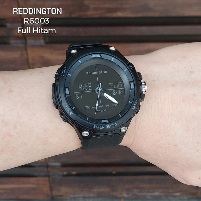 Gambar Jam Tangan Pria Jam Tangan Original Reddington Analog-Digital R6003 - Full Hitam dari Reddington Timepiece undefined Tokopedia