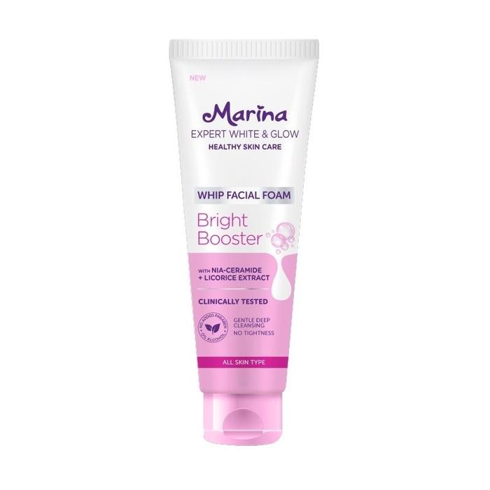 Gambar MARINA EXPERT WHITE & GLOW FACIAL FOAM | SABUN WAJAH - WHIP BB PINK, BESAR 100ML dari Deus Kosmetik undefined Tokopedia