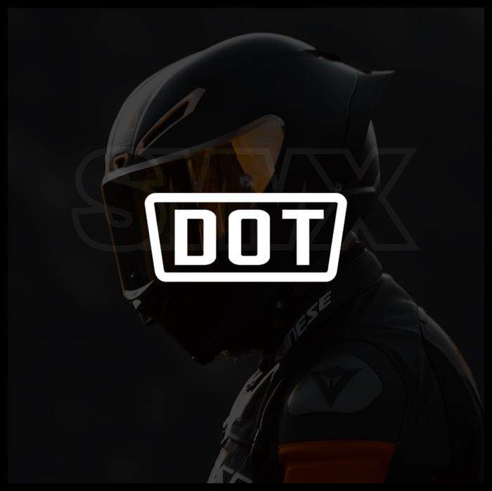 Gambar Sticker Cutting Stiker Logo DOT Helm - DOT Rect, Hitam dari Sumo MX undefined Tokopedia