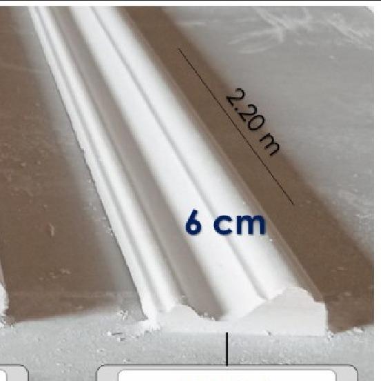 Gambar cetakan lis mollding cetakan bidding polos cetakan Gypsum fiberglass - polos G 6cm dari toko kreasi pemalang undefined Tokopedia