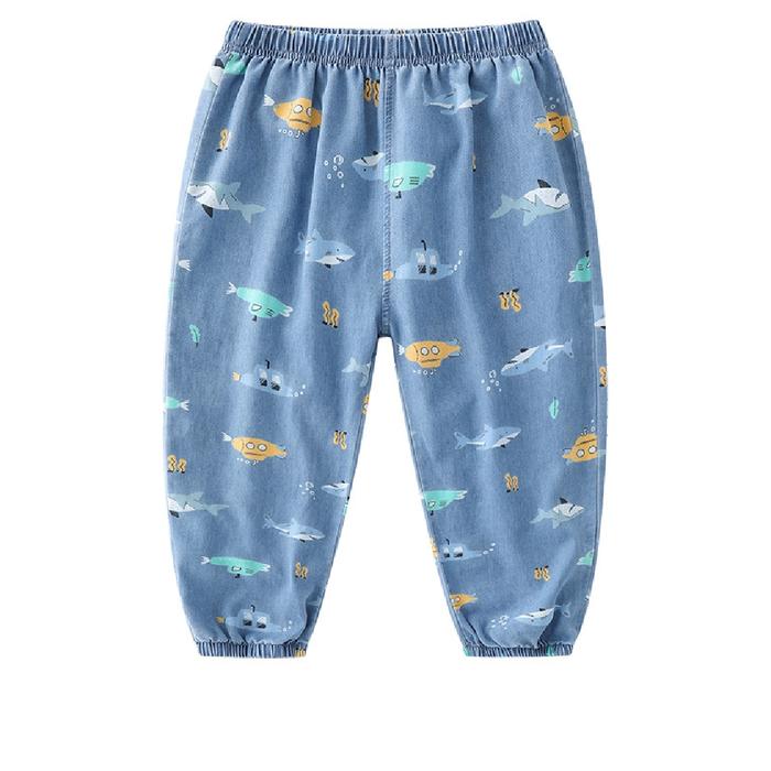 Gambar Celana joger anak umur 3-8 tahun/ Celana joger anak tencel import - Shark, 110 dari Kensai undefined Tokopedia