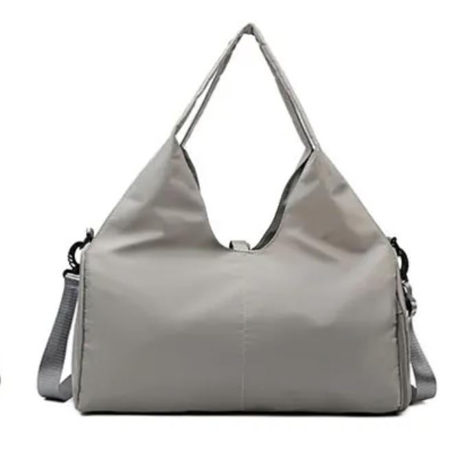 Gambar Tas Olahraga Wet And Dry Separation Gym Yoga Tote Bag With Yoga Mat Carrier Holder For Women BED647 - Abu-abu dari ZEROLIMITS.ID undefined Tokopedia