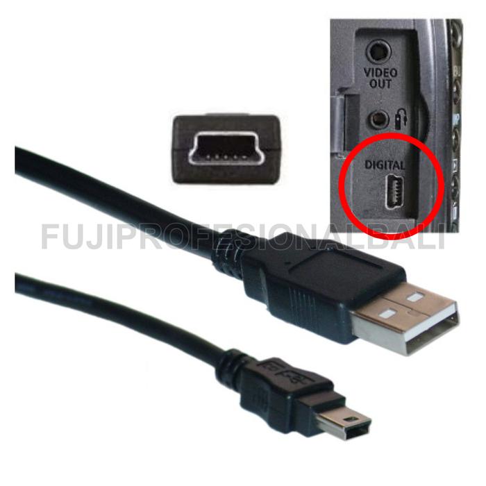 Gambar KABEL DATA USB TRANSFER FOTO KAMERA DSLR DIGICAM COMPACT CAMERA CABLE - U6 dari PawCornerFMN_NEW undefined Tokopedia