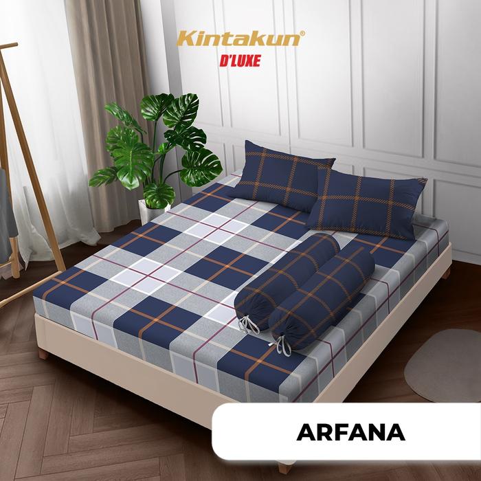 Gambar Kintakun Sprei D'luxe King Size Juni Edition Uk.180x200cm B4 Sarung Bantal - Arfana dari Homeklik Living undefined Tokopedia