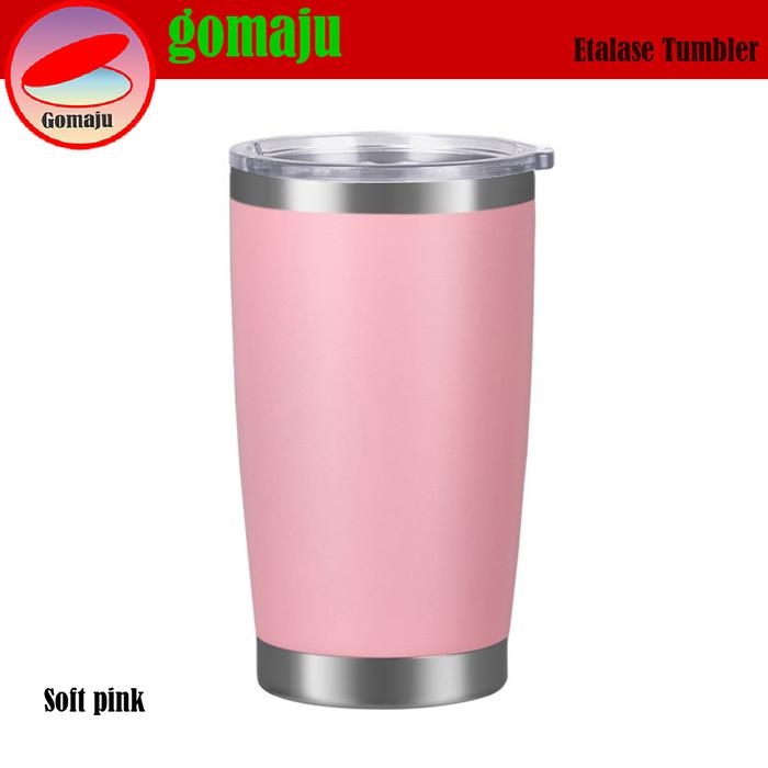 Gambar Stainless Steel Double Wall Tumbler Mug Travel Mug Coffee Tea - 500ml - Soft Pink dari Gomaju TikStor undefined Tokopedia