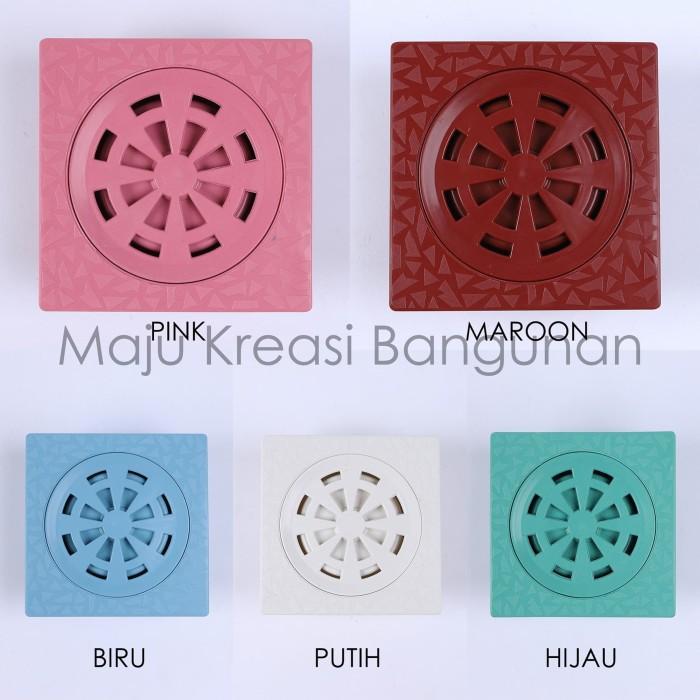 Gambar Saringan Got Tebal Plastik PVC Kamar Mandi Toilet Floor Drain Air WC - Pink dari Sanitary Jaya undefined Tokopedia