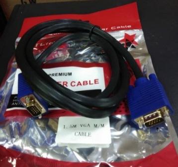 Gambar Kabel VGA Standart panjang 1.5 Meter - Netline 1.5M dari Ide Komputer Malang undefined Tokopedia