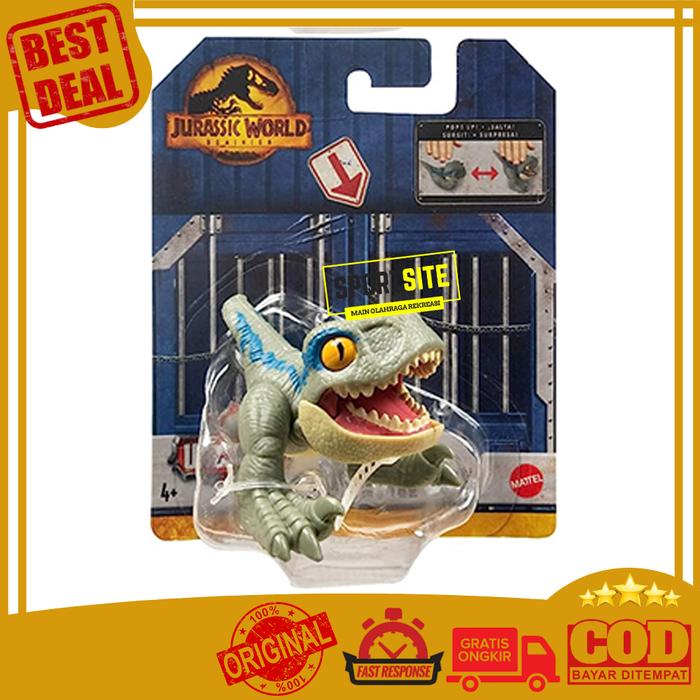 Gambar Jurassic World Dominion Uncaged Wild Pop Ups Action Figure Dinosaurus - Velociraptor dari Sportsite undefined Tokopedia