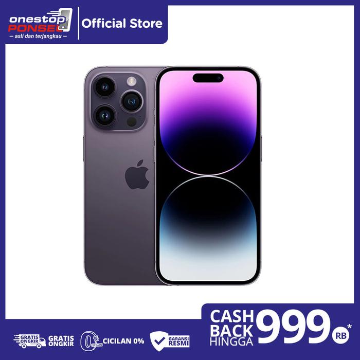Gambar Apple iPhone 14 Pro Max 5G 1TB 512GB 256GB 128GB Black SIlver Gold - 128, Promo dari Digitech Mall undefined Tokopedia