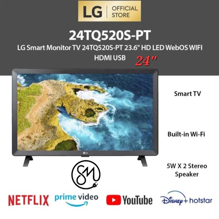 Led Tv Smart Monitor Lg 24 Inch 24tq520s Webos