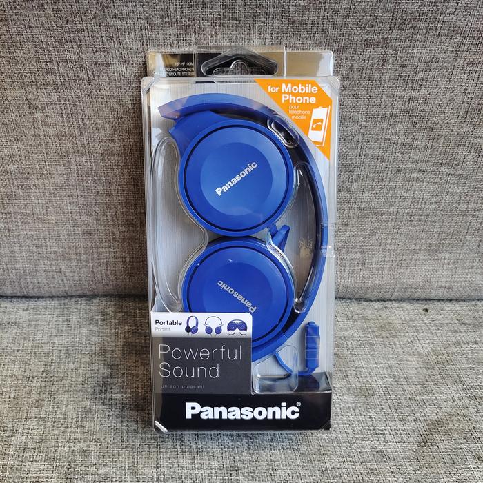 Gambar PANASONIC HEADPHONE HEADSET HF100 LIGHT WEIGHT ORIGINAL - Biru dari yudhistira jaya electronic undefined Tokopedia