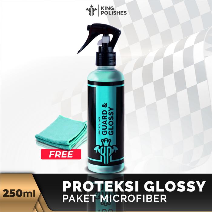 Gambar KING POLISHES Pengkilap body gloss GUARD AND GLOSSY - 250ml + Lap dari OJT Clean and Care undefined Tokopedia