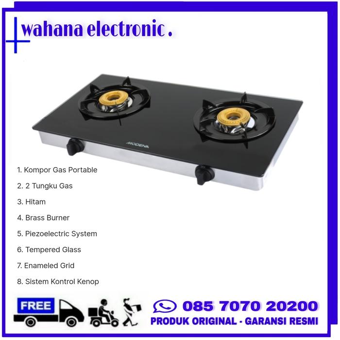 Gambar MODENA PC2721L LM KOMPOR GAS PORTABLE COOKER PC2721LM PC-2721L 2721LM - PC2721L dari Wahana Agung Electronic undefined Tokopedia