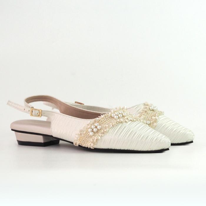 Gambar Polla Polly X WEDNESDAY - Sepatu Flat & Ballerina Wanita (36-41) - SILVER, 36 dari Polla Polly undefined Tokopedia