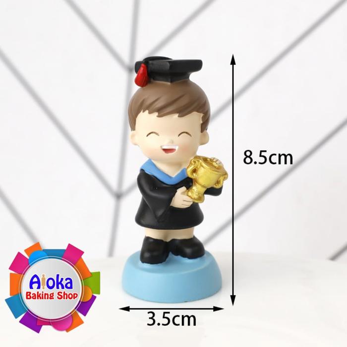 Gambar Topper Kue Sarjana Wisuda  /  Hiasan Kue Ulang Tahun Sarjana Wisuda - 1 dari Aloka Baking Shop undefined Tokopedia
