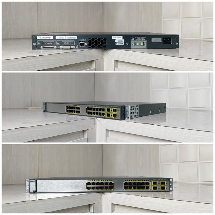 Jual Cisco Catalyst 3750G Series PoE WS-C3750G-24PS-S V08 - Jakarta ...