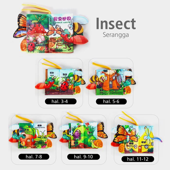 Gambar Softbook Buku Bantal, Makanan Sayur Buah Planet Mobil Serangga Tummy - Insect 12 hal. dari Cutteristic undefined Tokopedia