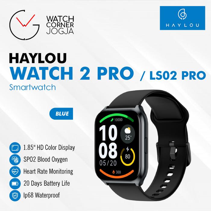 Gambar Haylou Watch 2 Pro LS02 Pro Smartwatch SpO2 1.85 inch Bezel ORIGINAL - Blue dari Gadget & Watch Corner undefined Tokopedia