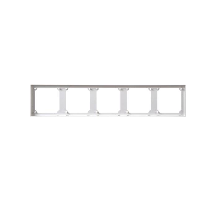 Gambar Simon - Saklar E6 series switch and socket white (putih) - E6 5 gang frame dari Simon Official Store undefined Tokopedia