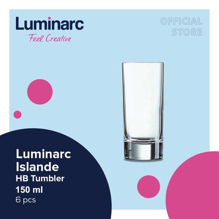 Gambar Luminarc Islande Tumbler 15cl/ 20cl/ 22cl/ 29cl/ 30cl/ 31cl/33cl/36cl (Set 6 Pcs Pack) - 15 cl / 150 ml dari Bursa Dapur Mall Kota Administrasi Jakarta Barat Tokopedia