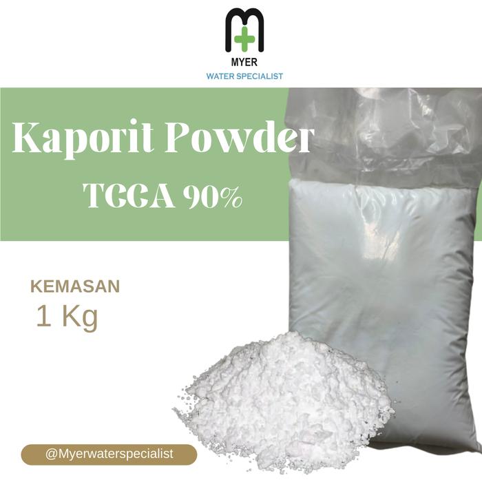 Gambar kaporit bubuk 90% TCCA Powder Kaporit Powder 1 kg - TANPA Bub.Wrap dari Myerwaterspecialist undefined Tokopedia