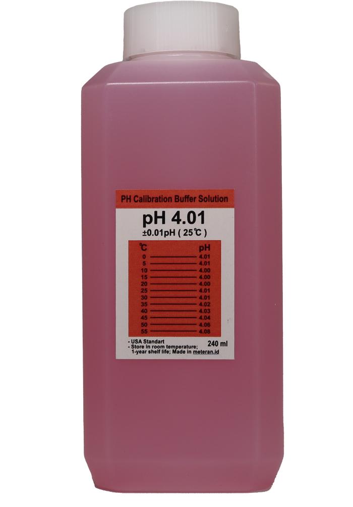 Gambar ph calibration solution pH buffer solution larutan ph Buffer - 4 (240ML) dari phmetermurah_NEW undefined Tokopedia