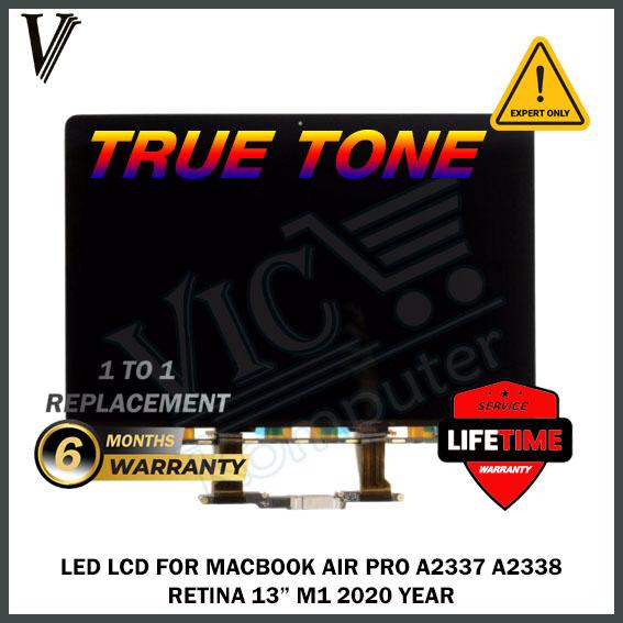 Gambar LCD LED FOR MACBOOK AIR PRO A2337 A2338 RETINA 13" M1 2020 YEAR - LCD TRUE TONE, 2337 dari Vic Komputer undefined Tokopedia