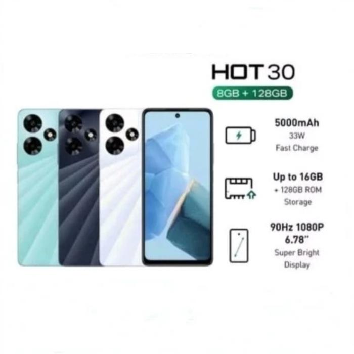 Gambar Infinix Hot 30 NFC Ram 8/128 Gb Garansi resmi - RANDOM dari Jakartamaju undefined Tokopedia