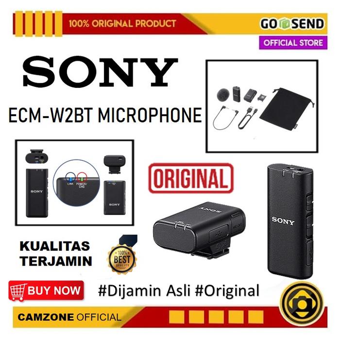 Promo SONY ECM-W2BT Wireless Microphone Kamera Mirrorless Sony ECMW2BT ...