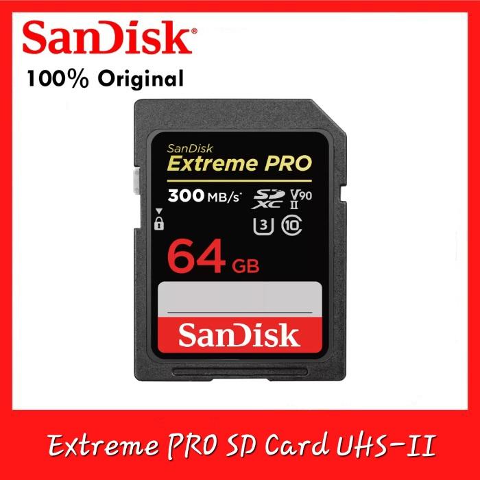 64.サンディスクExtremePRO300 SDカード256GB .10 （読込170MBs