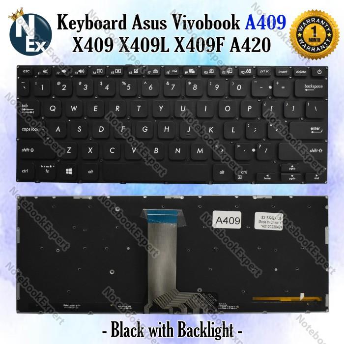 Gambar Keyboard Asus Vivobook A416 A416M A416MA A416J A416JP Black Backlight dari notebookexpert undefined Tokopedia
