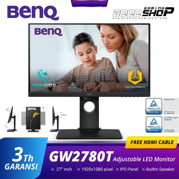 Jual BenQ GW2780T Monitor 27inch IPS Full HD Eye Care Height Adjustable ...
