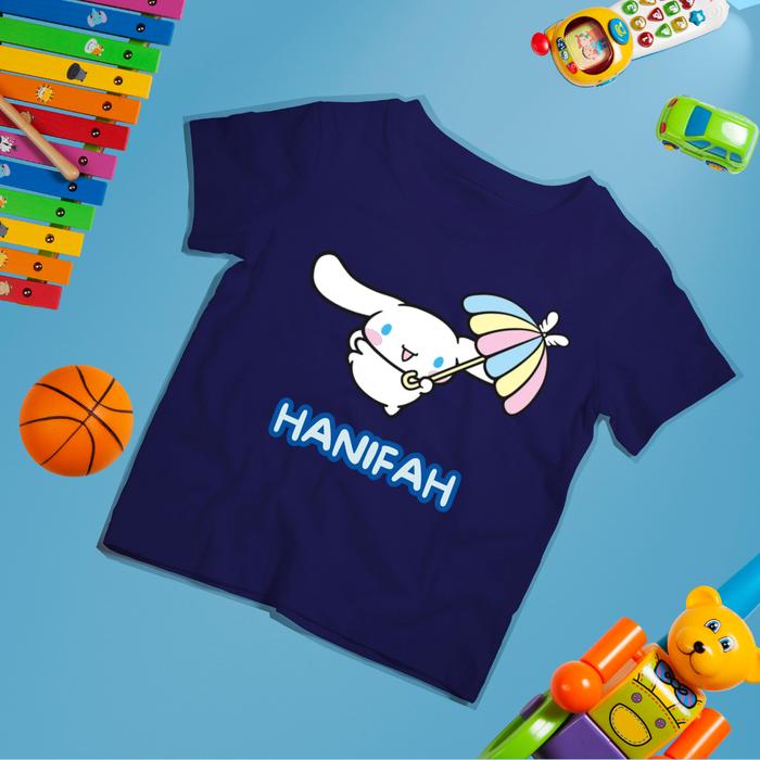 Gambar SC2 Kaos Anak Sanrio Cinnamoroll Custom Nama T-Shirt Anak & Dewasa - Putih, S dari Beelanjaid undefined 5 Tokopedia