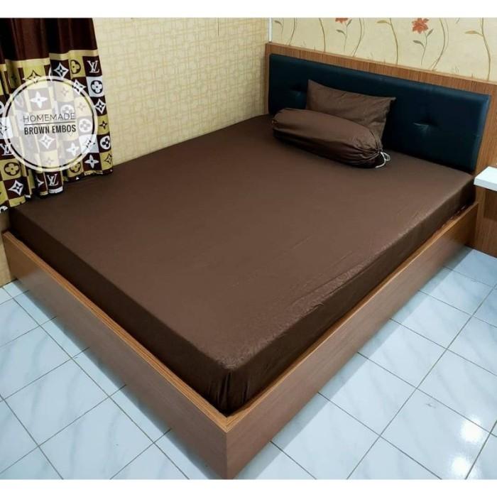 Gambar Varian Sprei Motif Ukuran 200x200 / 7 Kaki - Sprei Super King Size - Embos Cokelat dari GUDANG ANEKA RAGAM undefined Tokopedia