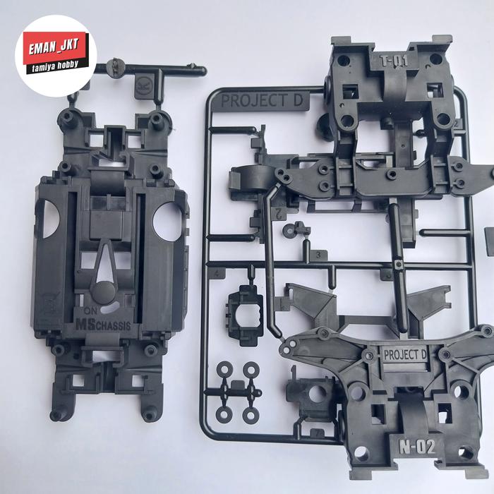 Pièces Tamiya Vintage – Châssis 9404668 & Platine 4024004 Pour TRF415 MSX – Neuf 1/10