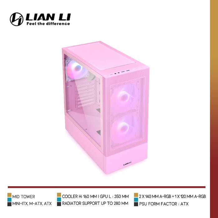 Gambar LIAN LI LANCOOL 205 MESH C - Pink dari Nano Komputer undefined Tokopedia