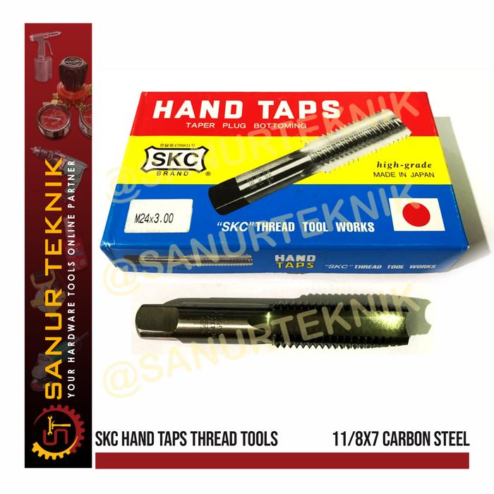 Gambar SKC Hand Taps Thread Tool / Hand Tap 1 1/8x7 1 1/8 x 7 Carbon Steel dari Sanur Teknik undefined Tokopedia