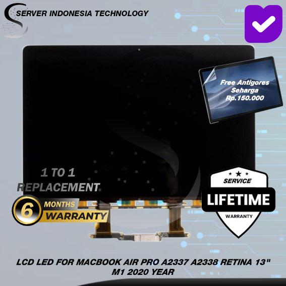 Gambar LCD LED FOR MACBOOK AIR PRO A2337 A2338 RETINA 13" M1 2020 YEAR - LCD ONLY, A2337 dari SERVER INDONESIA TECHNOLOGY TOPED undefined Tokopedia