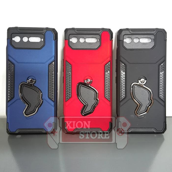 Gambar military armor case Asus ROG Phone 7 ultimate antishock bumper full - Hitam, ROG 7 Series dari Xion Store Depok undefined Tokopedia